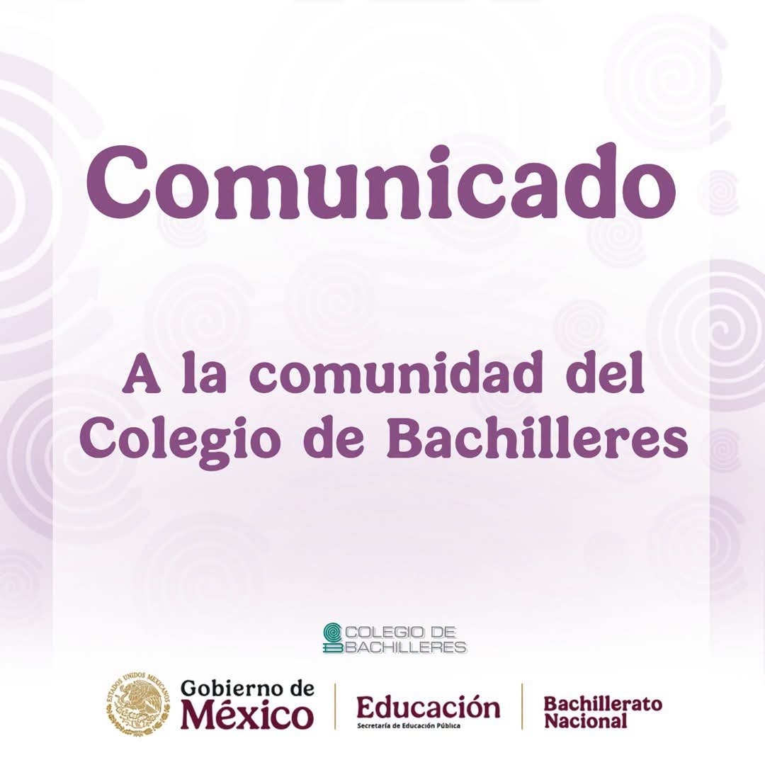 Comunicado a la comunidad del colegio