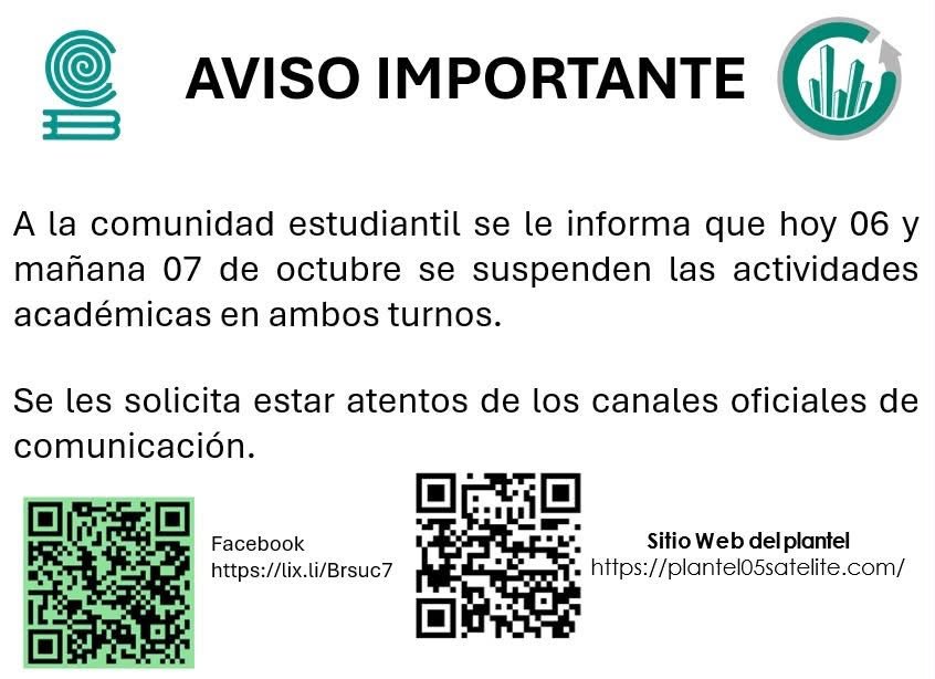 Comunicado a la comunidad del colegio